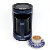 Ceremona Turkish Coffee Maker - 1 to 4 Cup Brewing Capacity - Blue