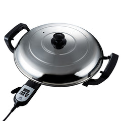 ETHNIQ 18.5" Electric Griddle for Injera Crepe, Lefse, Mogogo, Mitad, Pancake Maker - Adjustable Heat Control with Digital Screen - Non-Stackable Surface - Even Heat Distribution (Copy)