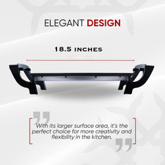 ETHNIQ 18.5" Electric Griddle for Injera Crepe, Lefse, Mogogo, Mitad, Pancake Maker - Adjustable Heat Control with Digital Screen - Non-Stackable Surface - Even Heat Distribution (Copy)