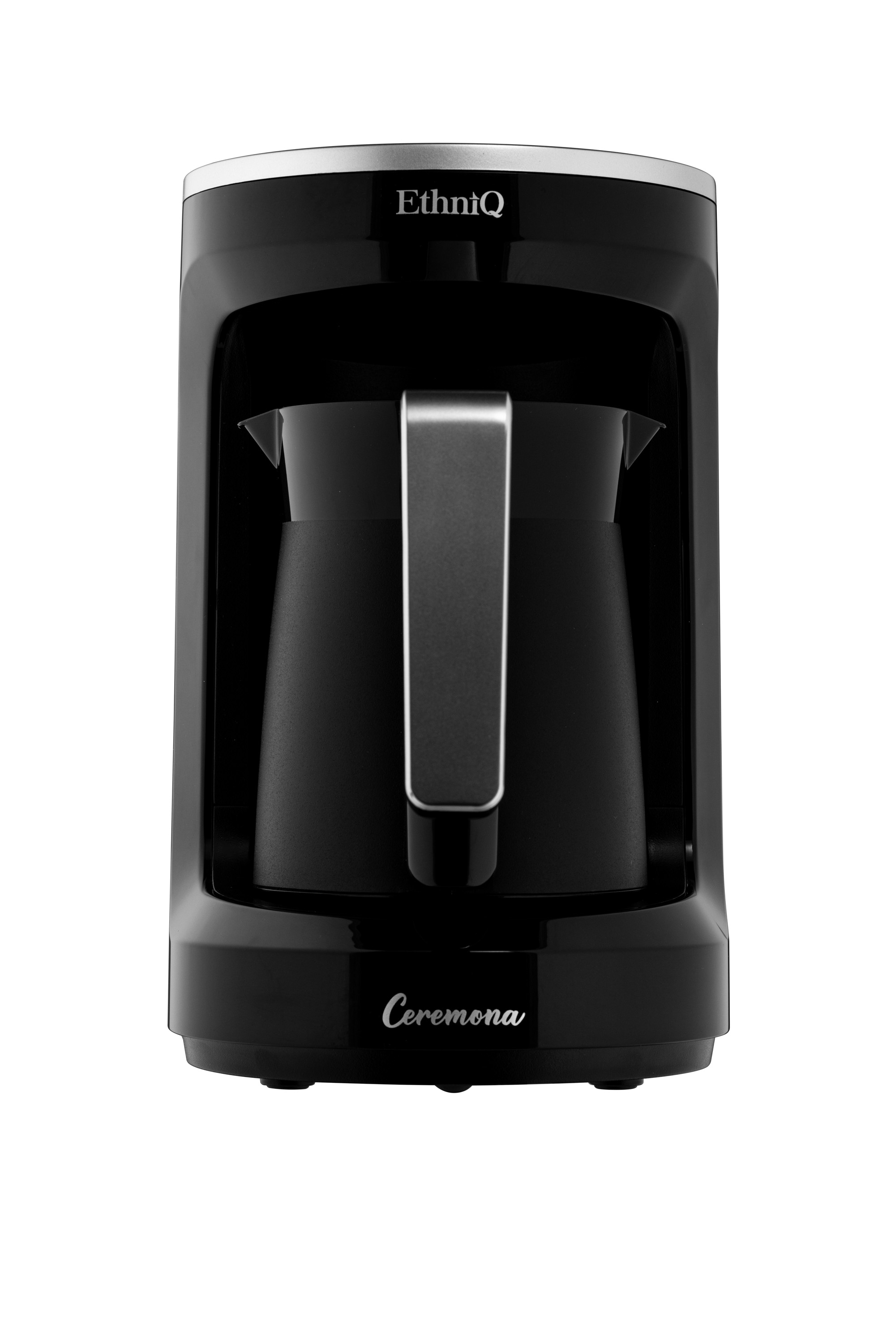 Ceremona Turkish Coffee Maker - 1 to 4 Cup Brewing Capacity -  Black