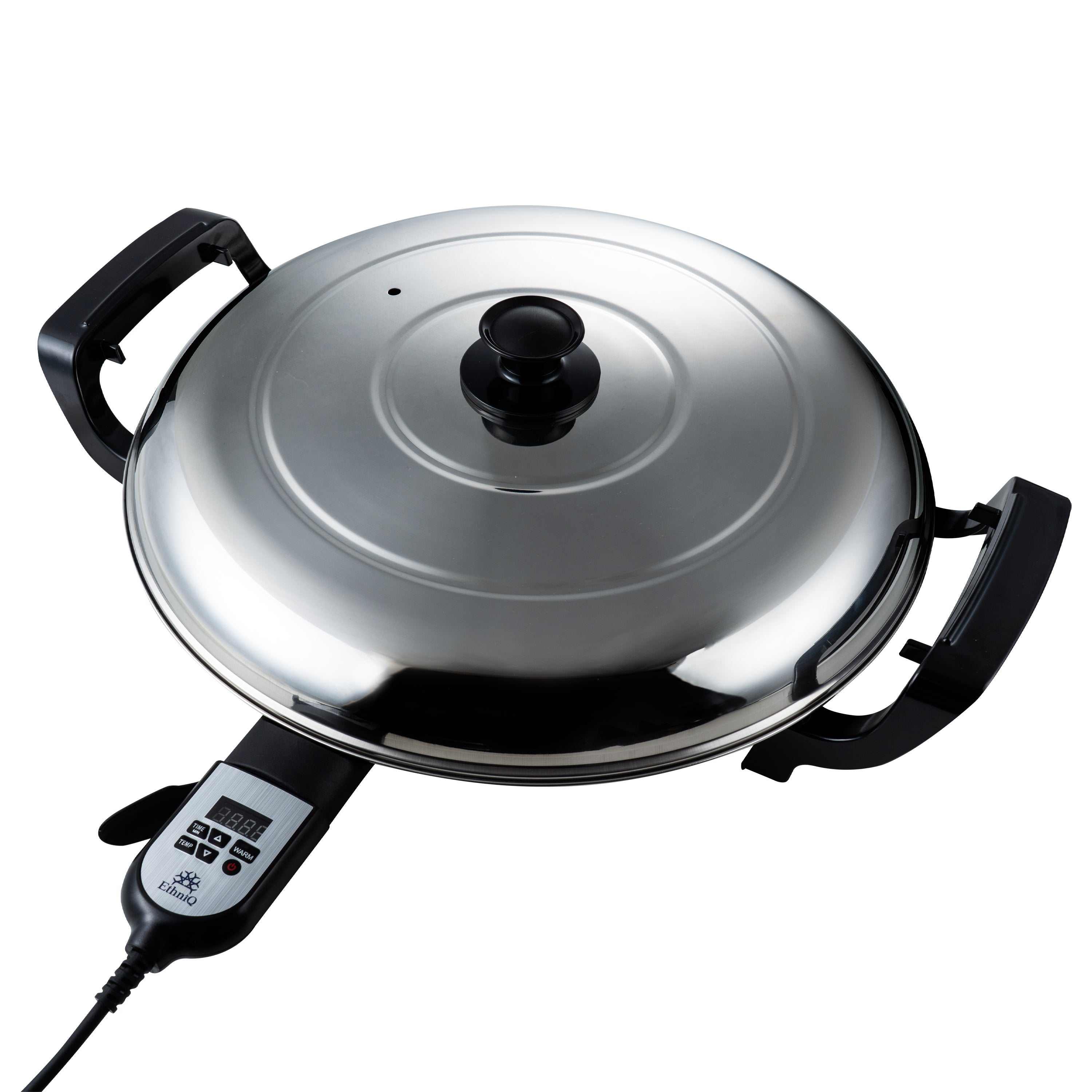 ETHNIQ 18.5" Electric Griddle for Injera Crepe, Lefse, Mogogo, Mitad, Pancake Maker - Adjustable Heat Control with Digital Screen - Non-Stackable Surface - Even Heat Distribution (Copy)